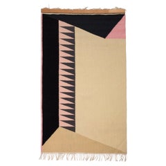 Tapisserie abstraite lâche à la main par Sonja Flavin
