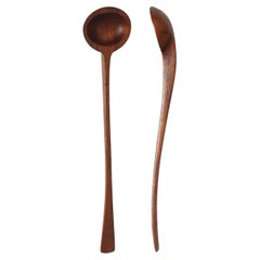 Cucharas de servir de teca de Jens H. Quistgaard para Dansk Designs