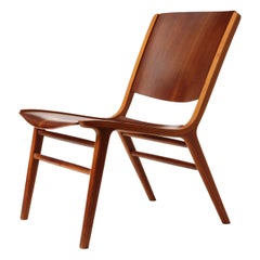 Ax Lounge Chair by Peter Hvidt & Orla Mölgaard-Nielsen for Fritz Hansen, 1950s