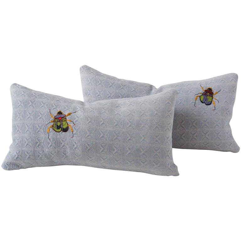 Vintage Southeast Asian HandLoomed and Embroidered Pillows at 1stdibs