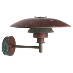 Copper Wall Sconce by Poul Henningsen for Louis Poulsen
