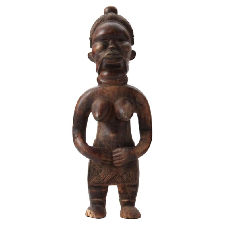 Escultura Tribal de la Fertilidad para la Tribu Mende en venta