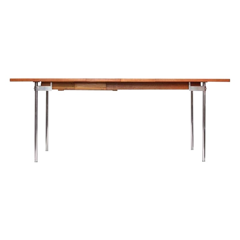 Teak Extension Dining Table by Hans J. Wegner for Andreas Tuck