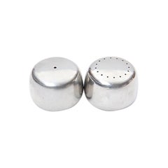 Runde Salz- und Pfefferstreuer aus Silber von Henning Koppel für Georg Jensen