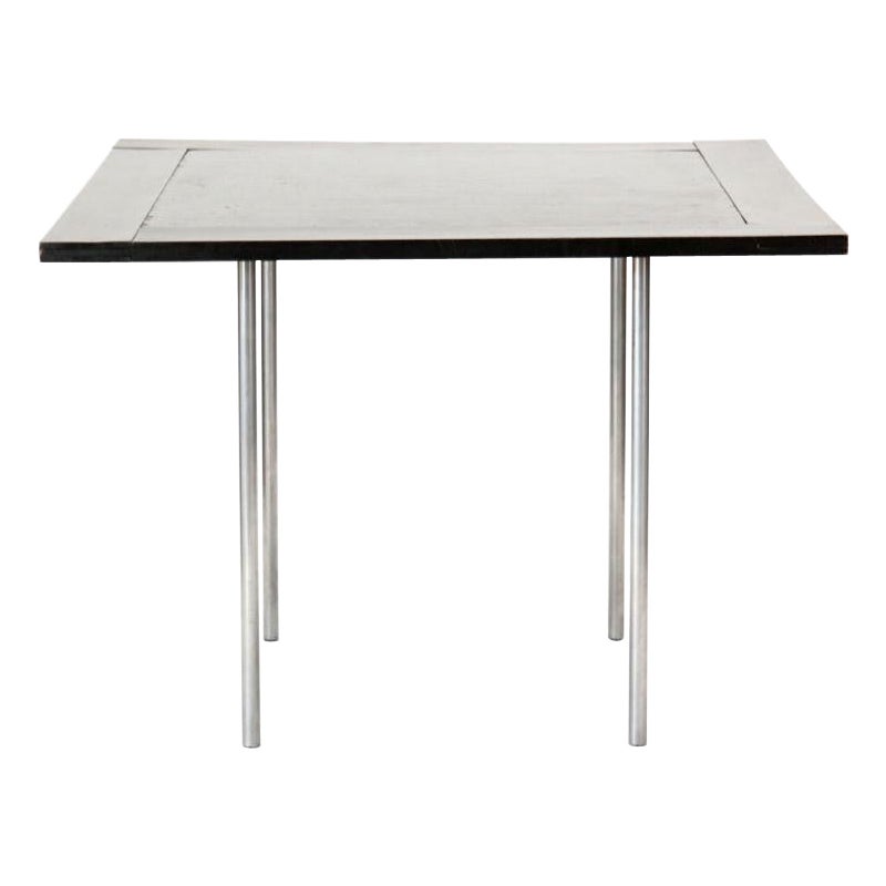 Table de salle à manger carrée avec feuilles de Poul Kjaerholm pour E. Kold Christensen en vente