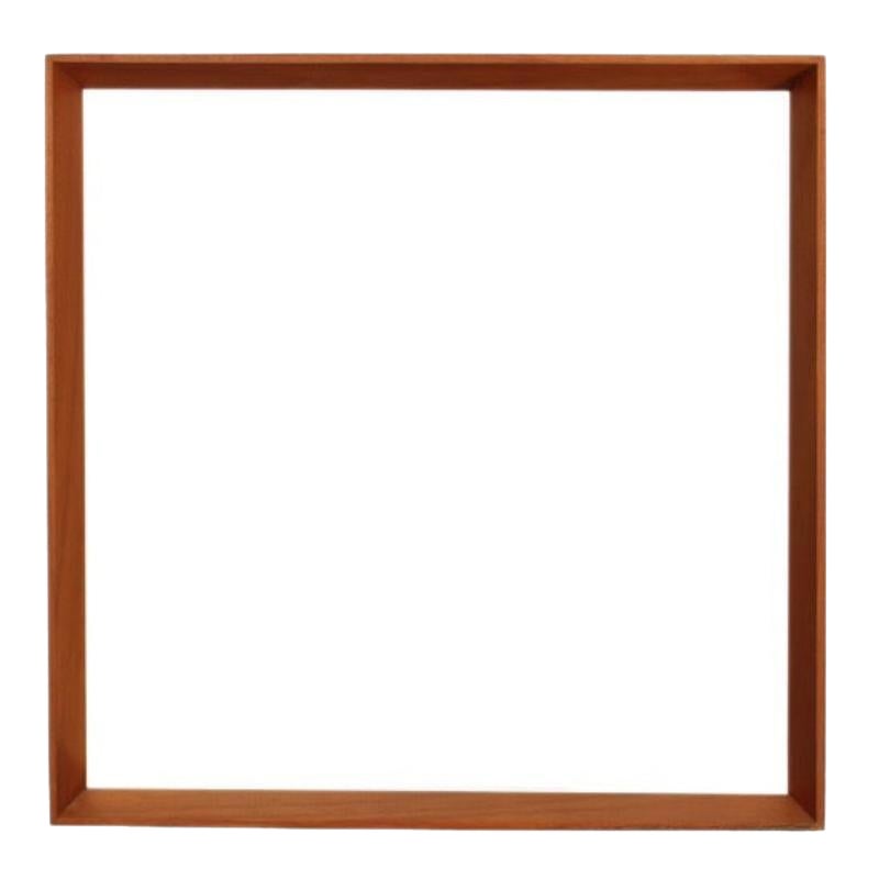 Square Mirror by Pedersen & Hansen For Sale