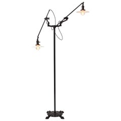 Industrial Floor Lamp by O.C. White for O.C. White Co.