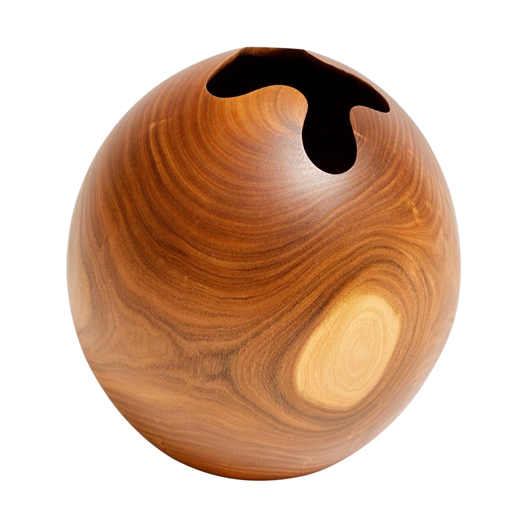 Turned Claro Walnut Vessel from USA