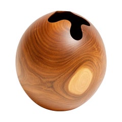 Turned Claro Walnut Vessel from USA