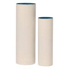 Enameled Steel Vases from Denmark