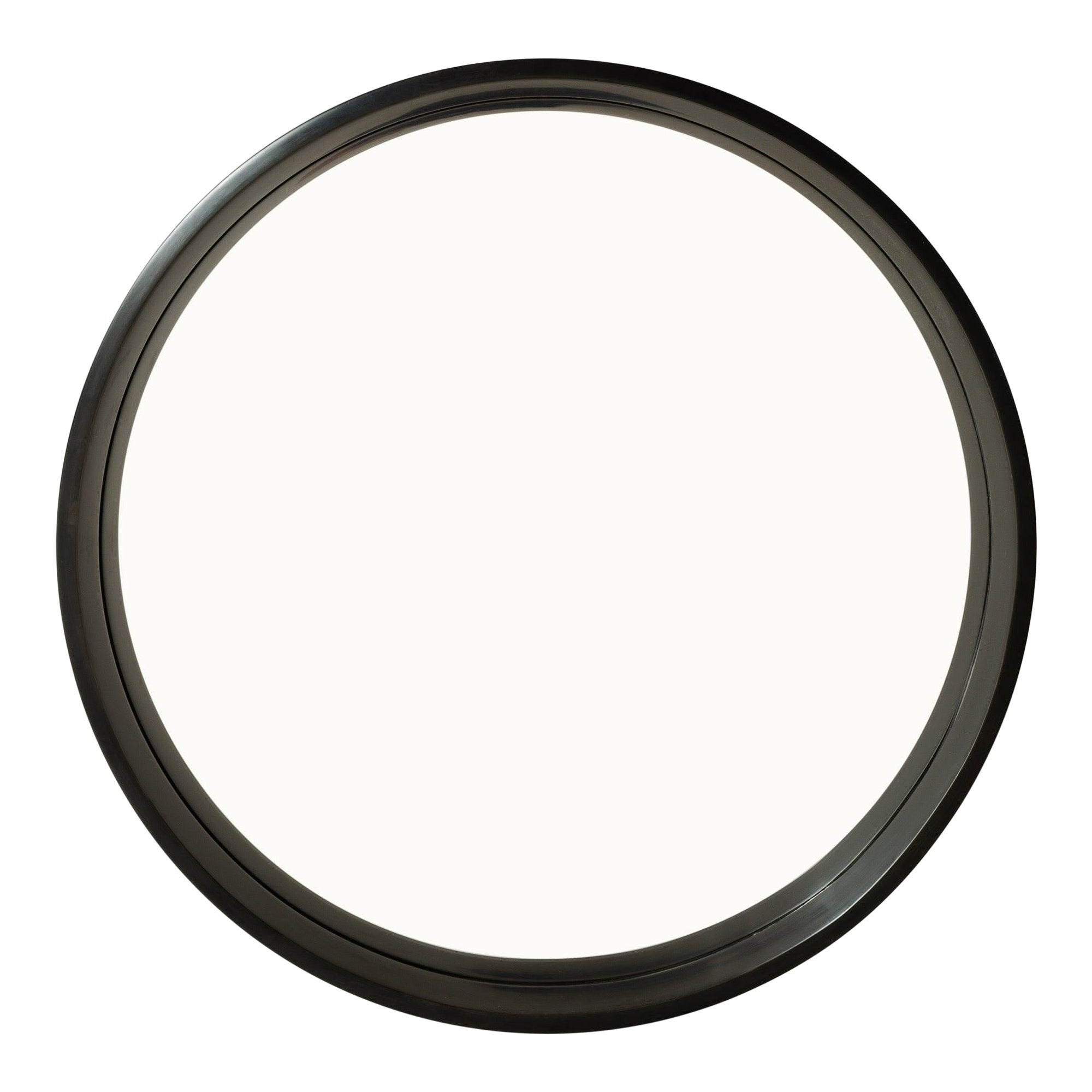 Perfekter Ring-Spiegel in Blackend Bronze, auf Bestellung gefertigt