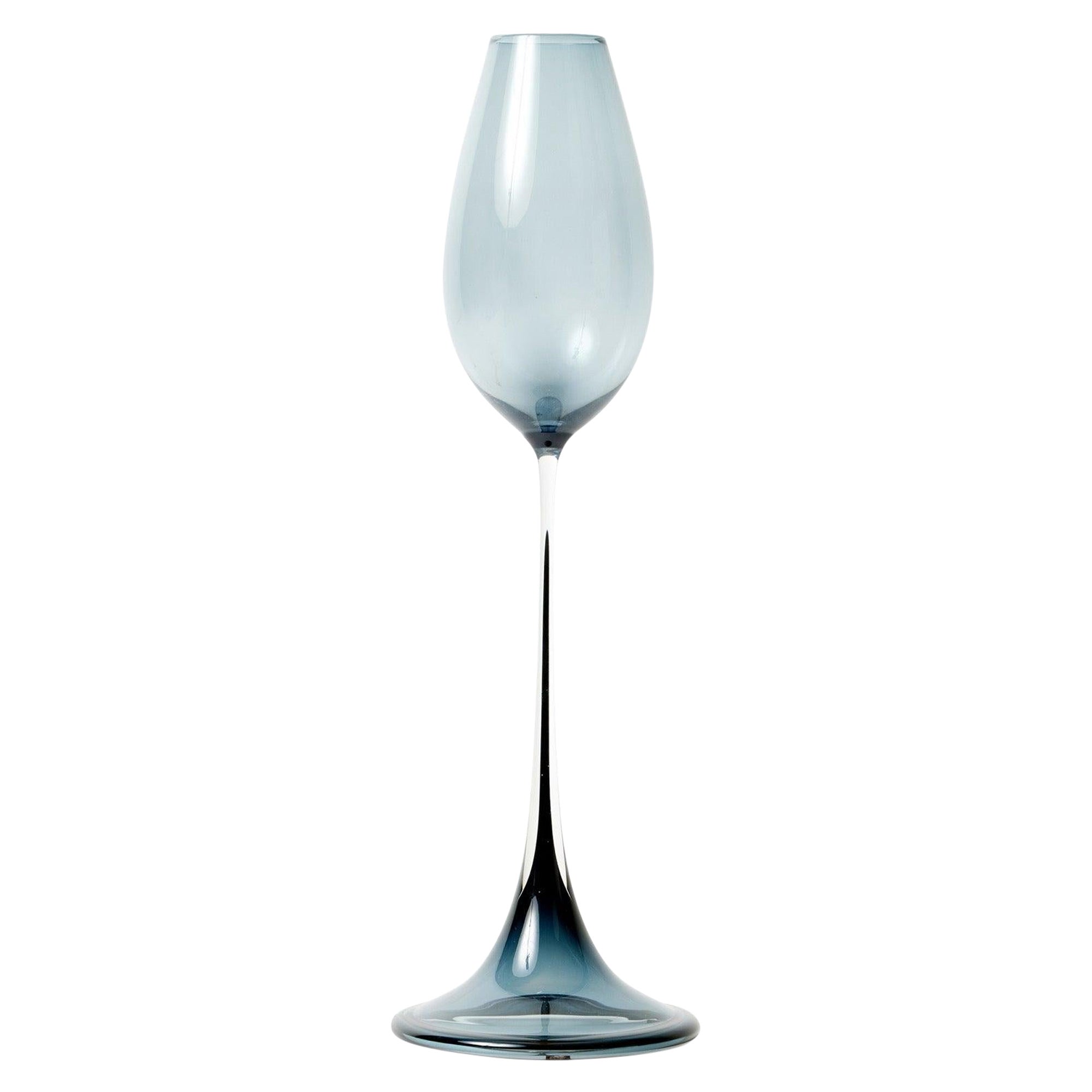 Vase Tulip de Nils Landberg pour Orrefors, 1956