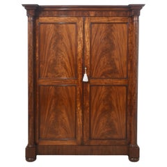 19th century Mahogany wardrobe
