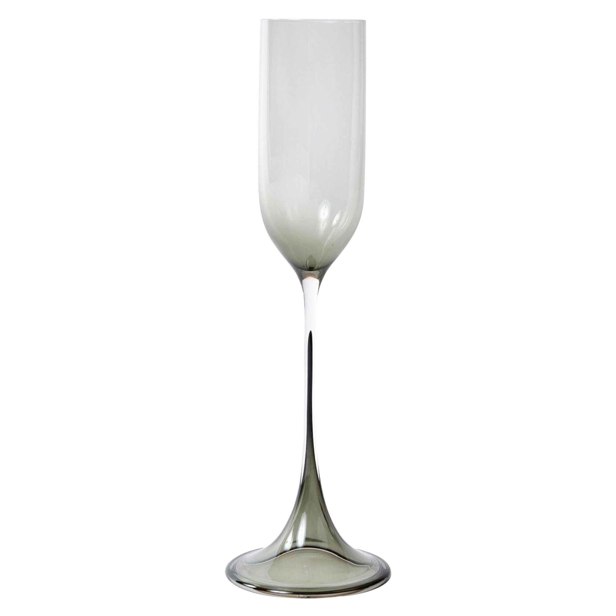 Vase sculptural Tulip de Nils Landberg pour Orrefors, 1956