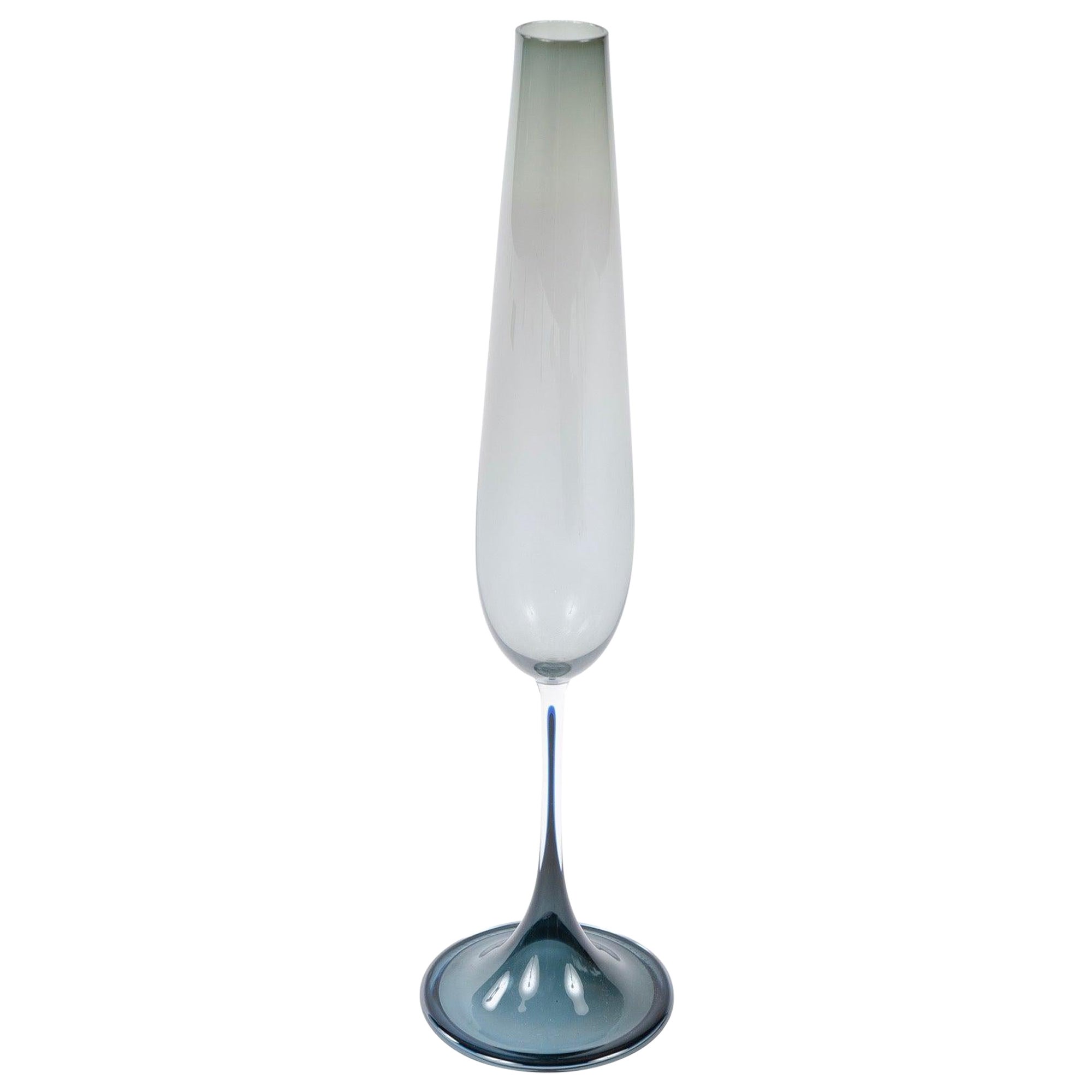Vase Tulip de Nils Landberg pour Orrefors, 1956