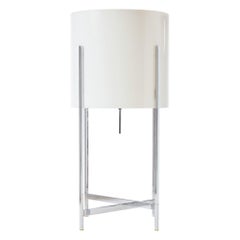 Chromed Brass & Acrylic Table Lamp by Paul Mayen for Habitat, 1955