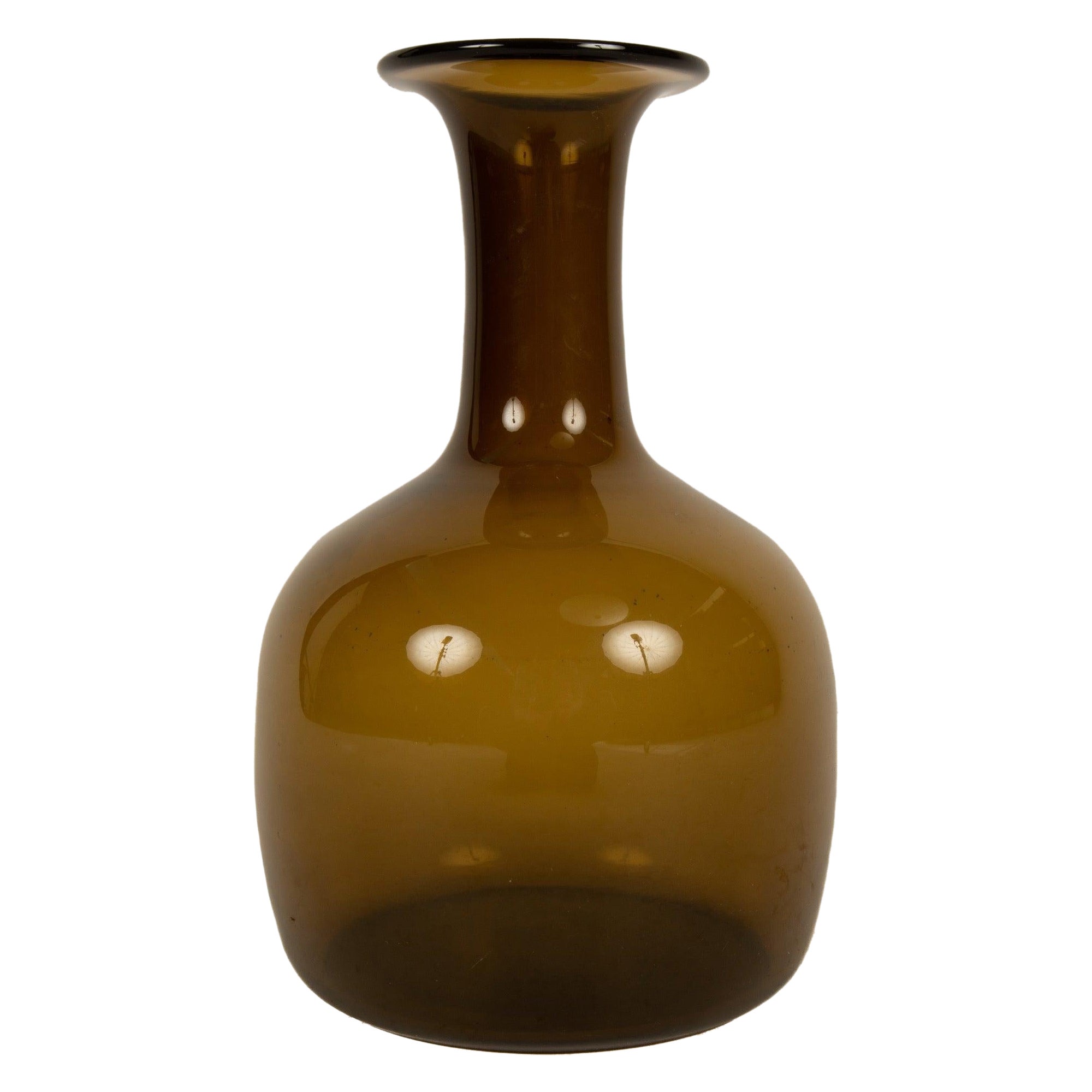 Vaso soffiato a mano di Per Lutken for Holmegaard, 1956