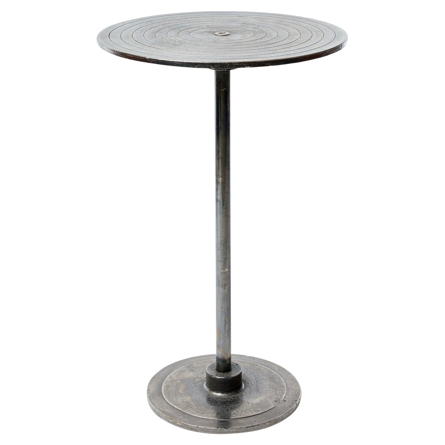 Mesa bistro en acero natural by Unkown, 1920 en venta