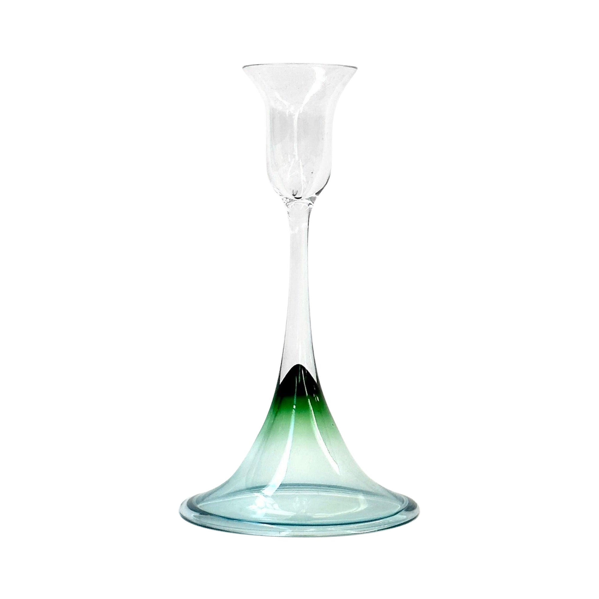 Chandelier en verre Nils Landberg pour Orrefors