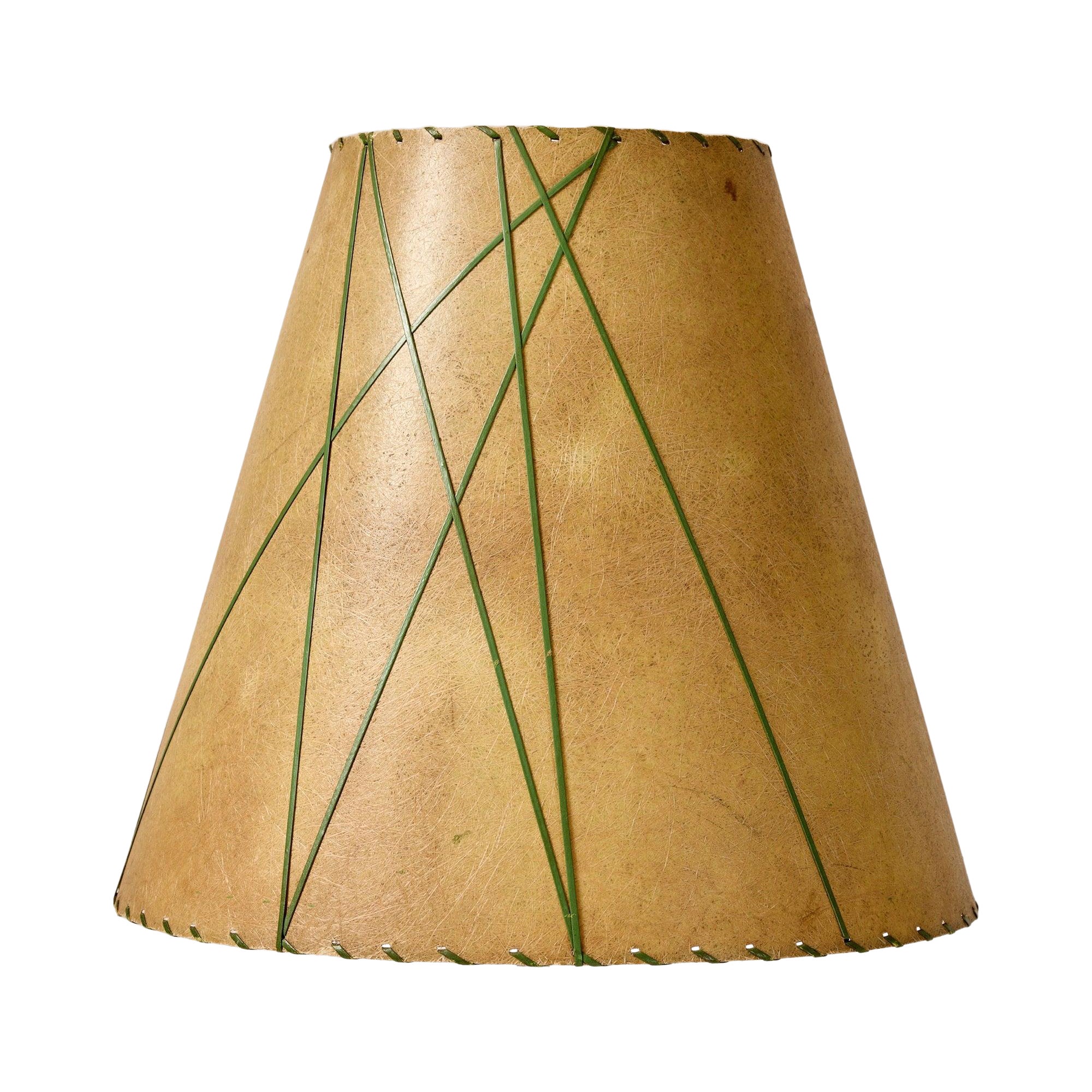 Abat-jour vintage en fibre de verre des Etats-Unis