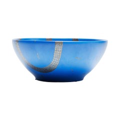 Blue Ceramic Bowl by Emilia Castillo