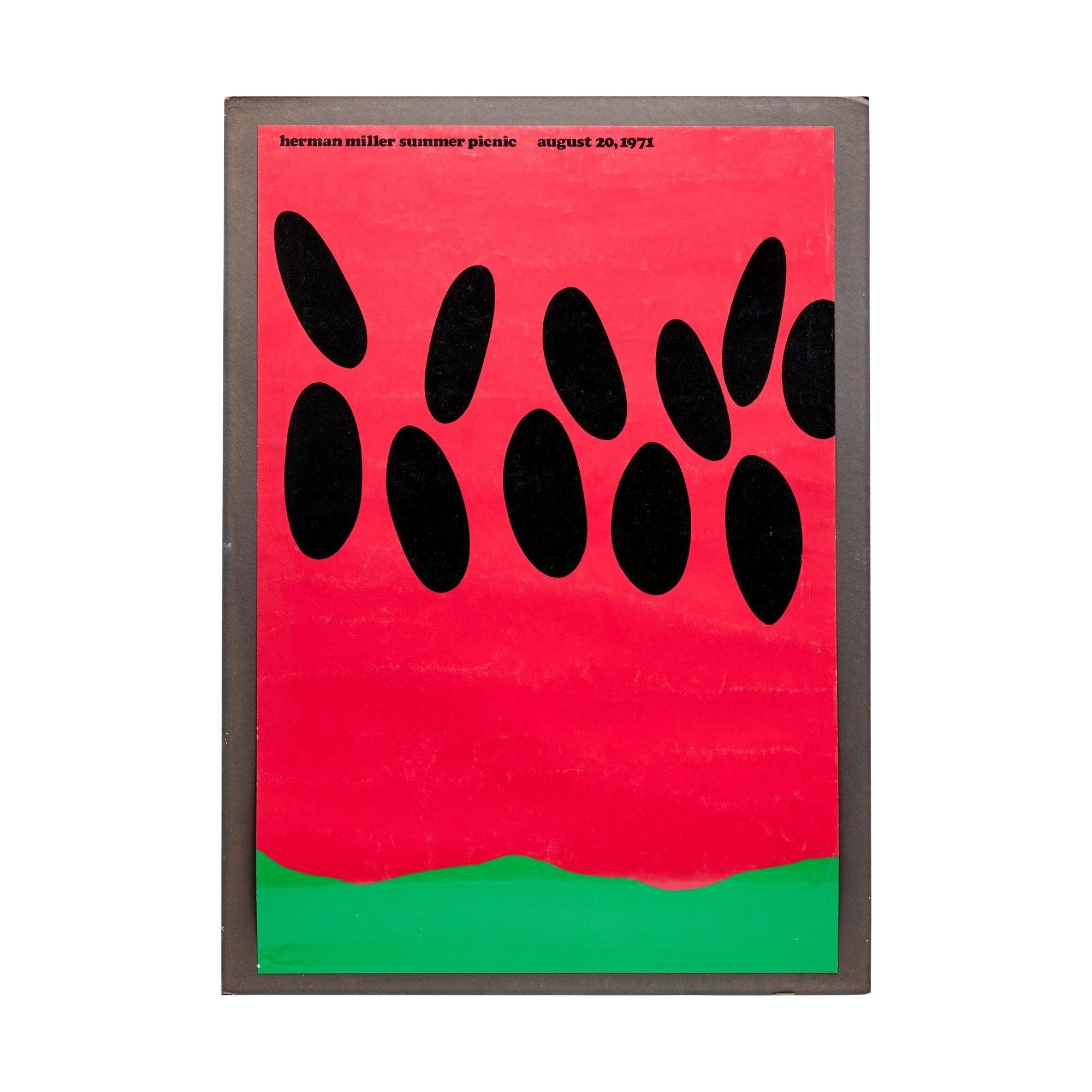 ‘Summer Picnic’ Print by Stephen Frykholm for Herman MIller, 1971