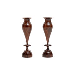 Lignum Vitae Candleholders