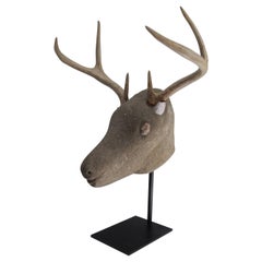 Folk Art Deer Head