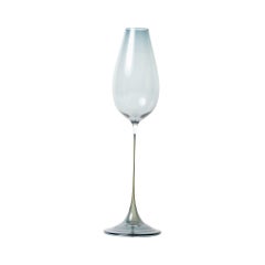 Vase Tulip de Nils Landberg pour Orrefors, 1956