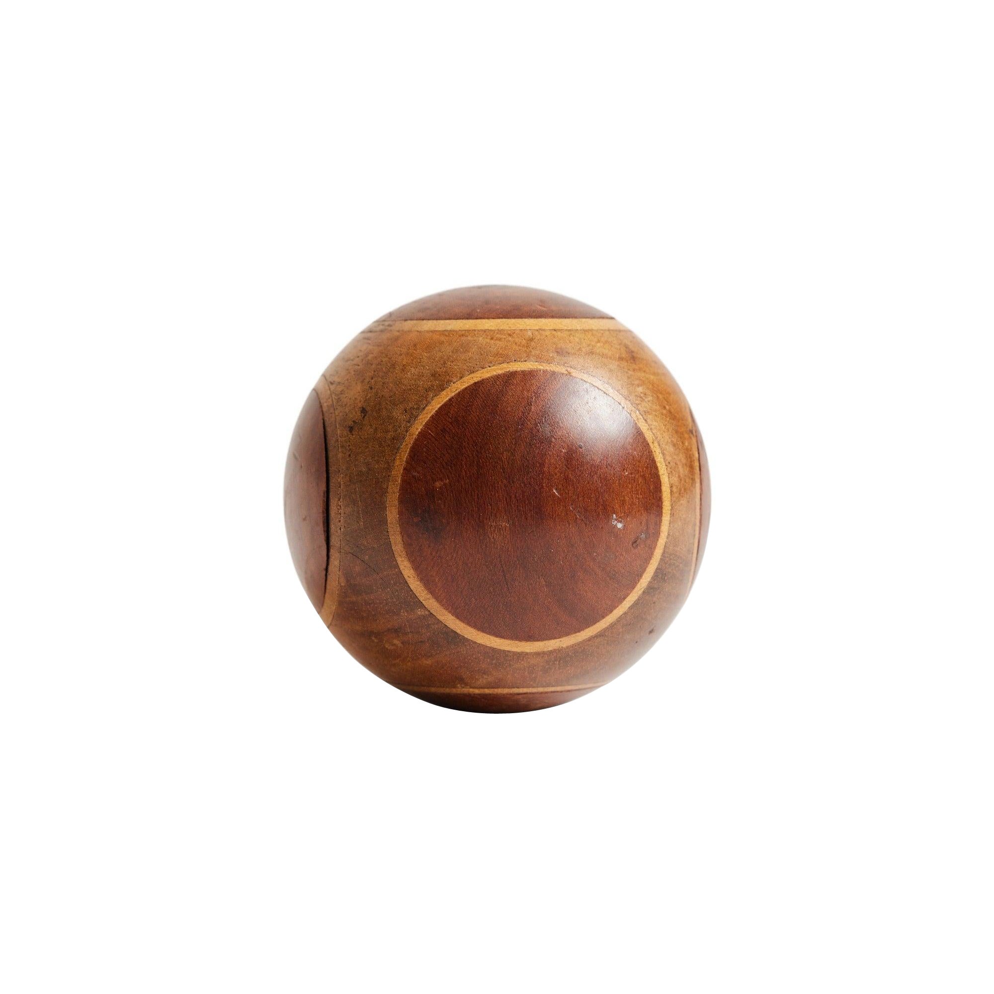 Antique Wooden Ball from Switzerland For Sale
