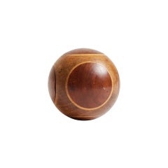 Antique Wooden Ball from Switzerland