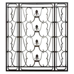 Grille en bronze antique Classic Art Deco  Paire disponible