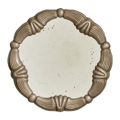Italian Designer, Wall Mirror, Metal, Italy, 1930s