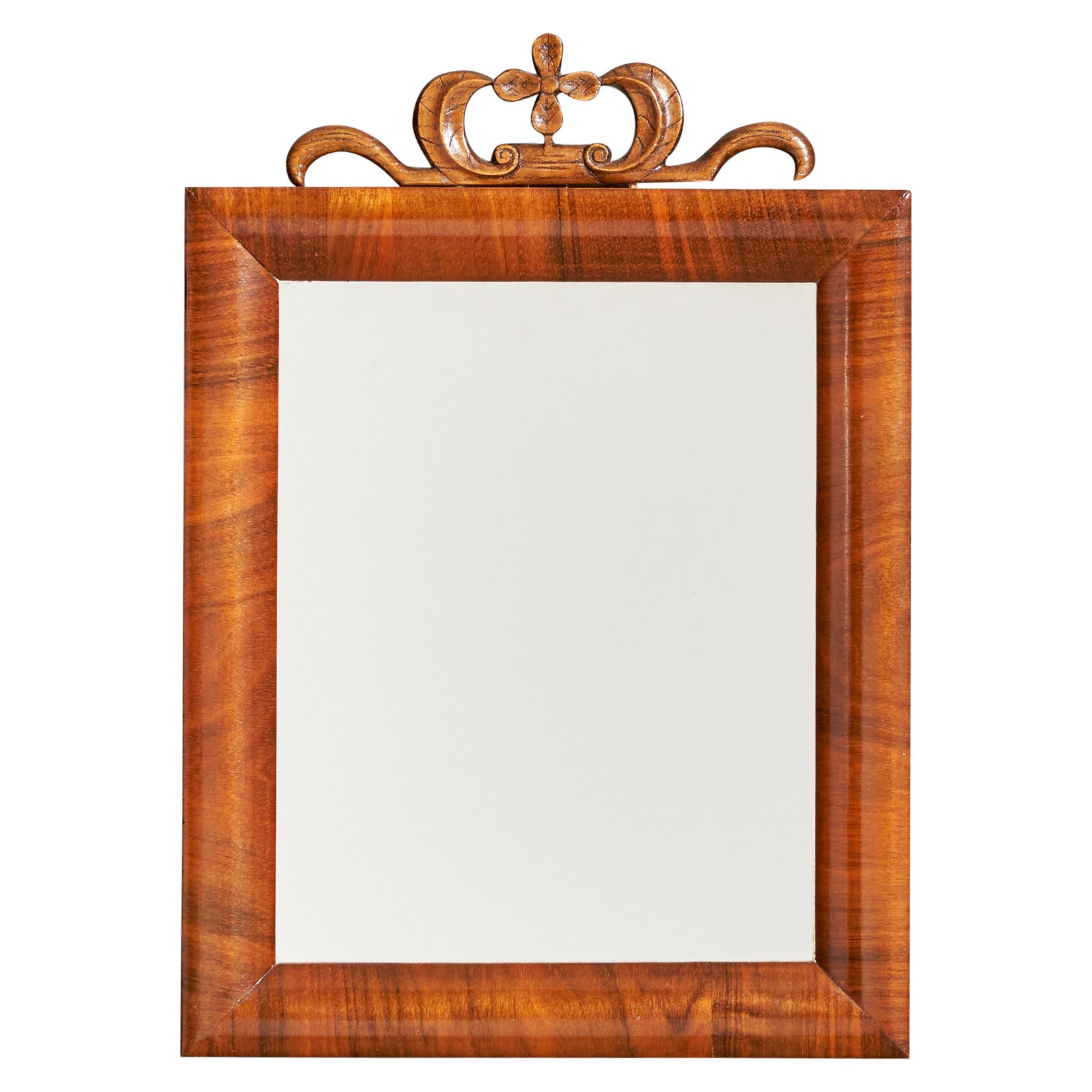 Swedish Designer, Wall Mirror, Wood, Sweden, 1930s