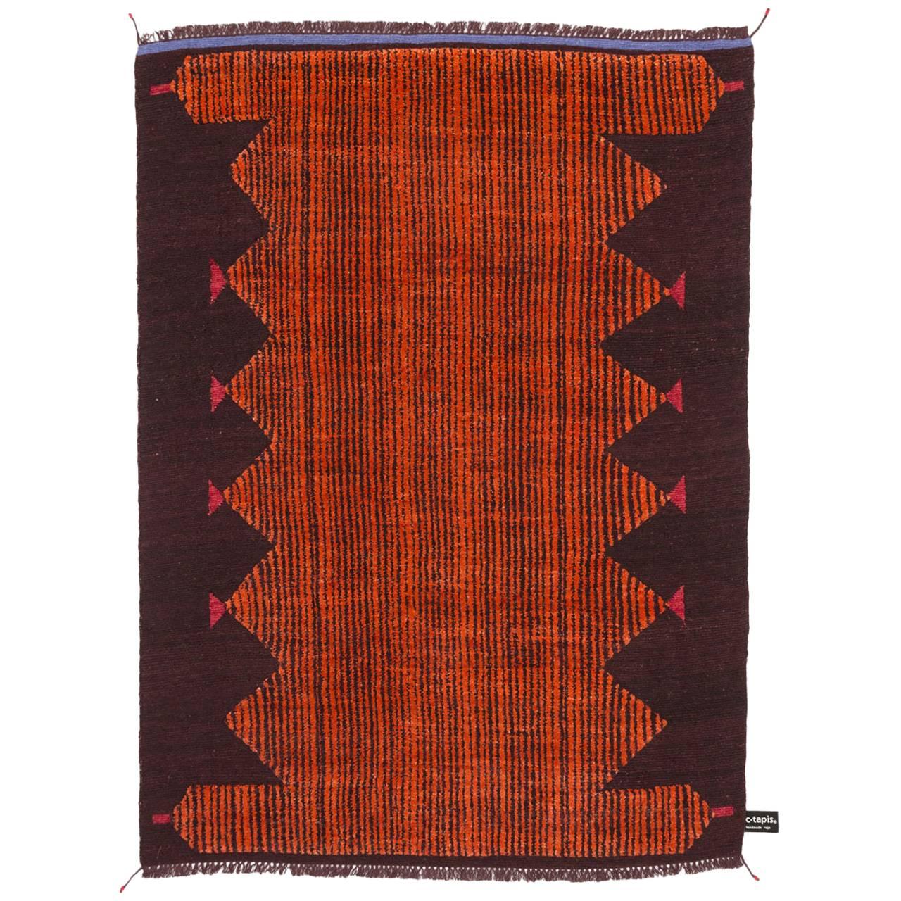 "Primitive Weave Four" Rug Designed by Chiara Andreatti for cc-tapis