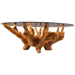 Vintage tree root coffee table, 1970s
