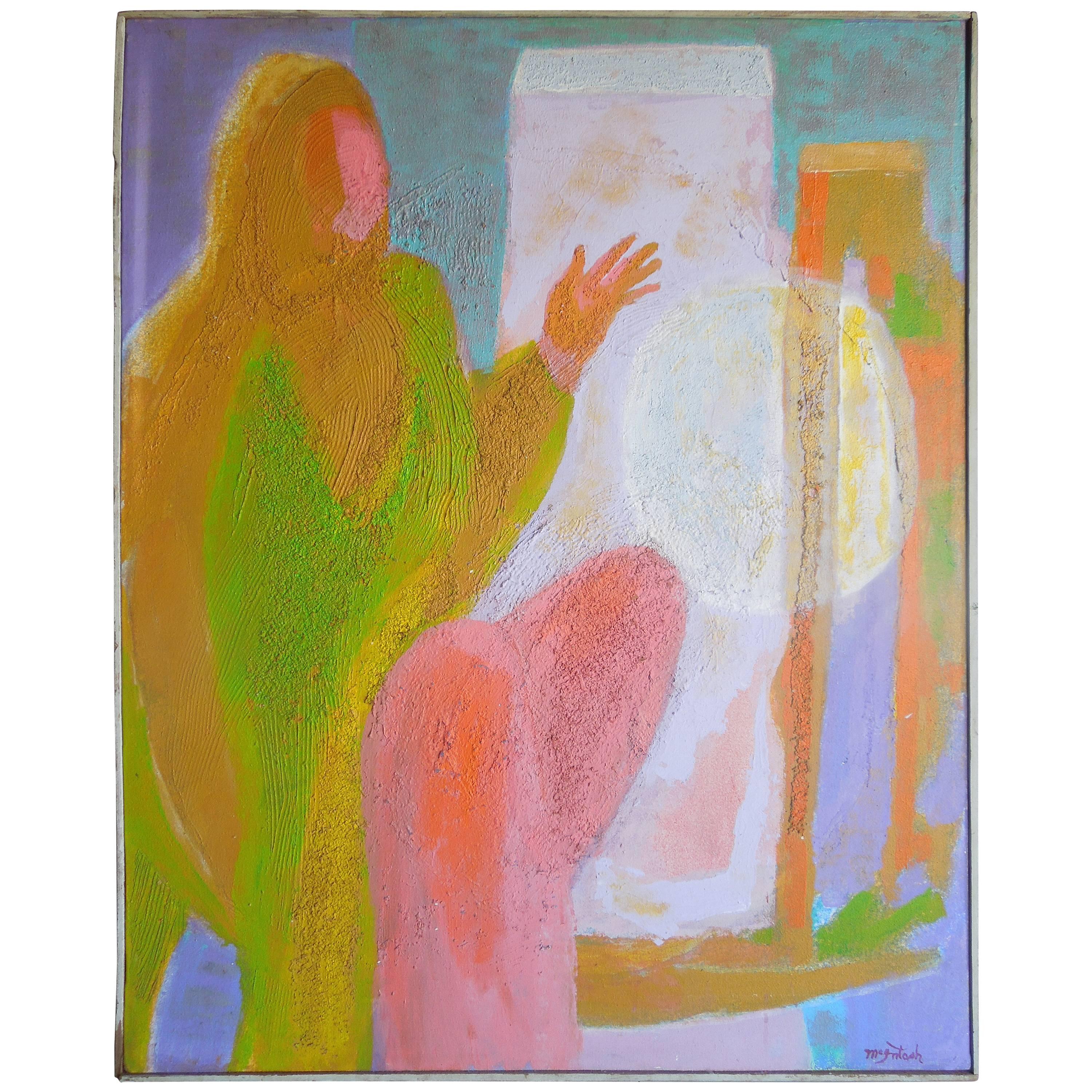 A.R. P. McIntosh, 1973 Peinture abstraite moderne "Prophétie" en vente