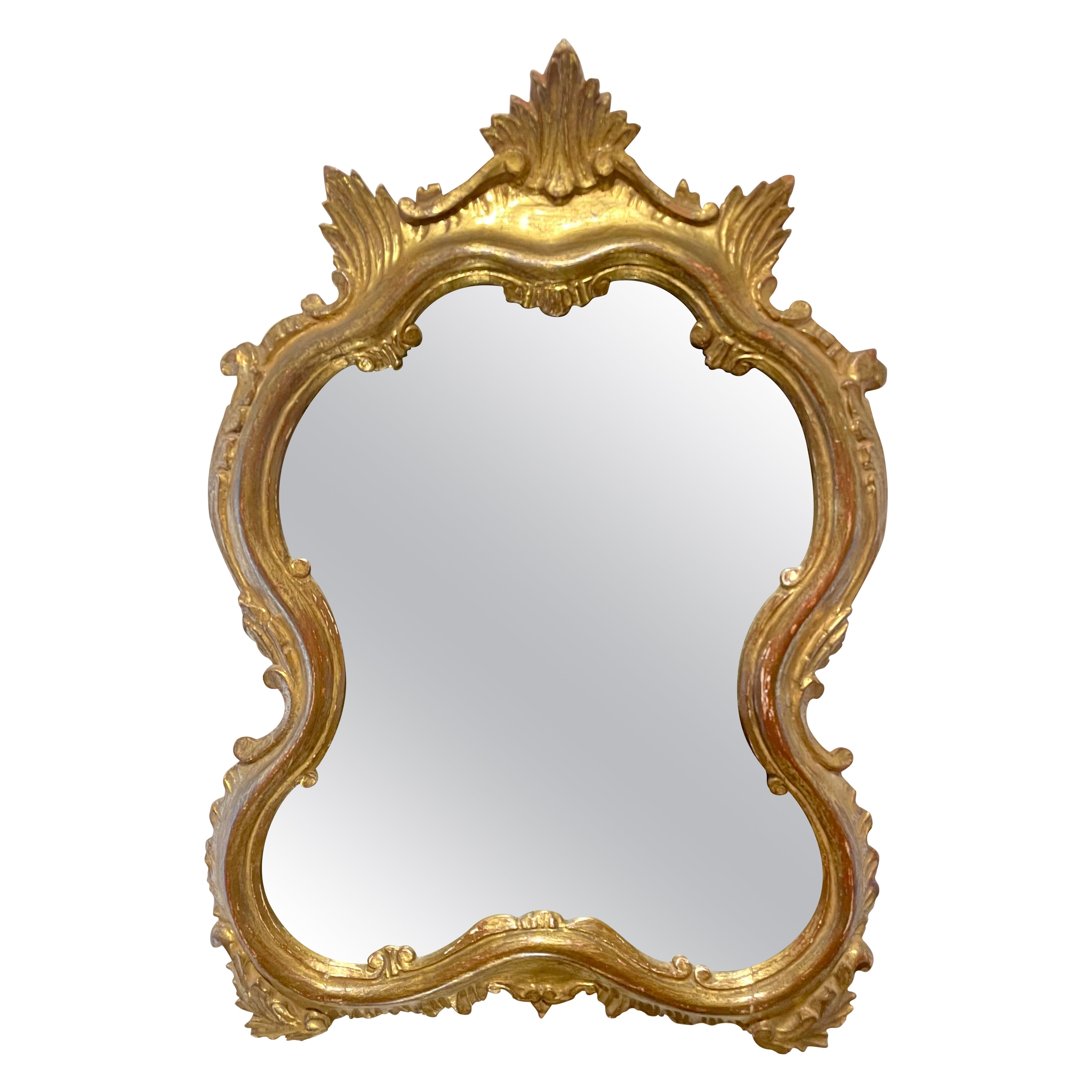Italian Rococo Style Giltwood Mirror