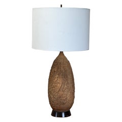 Lampada da tavolo grande in ceramica di Tom McMillin