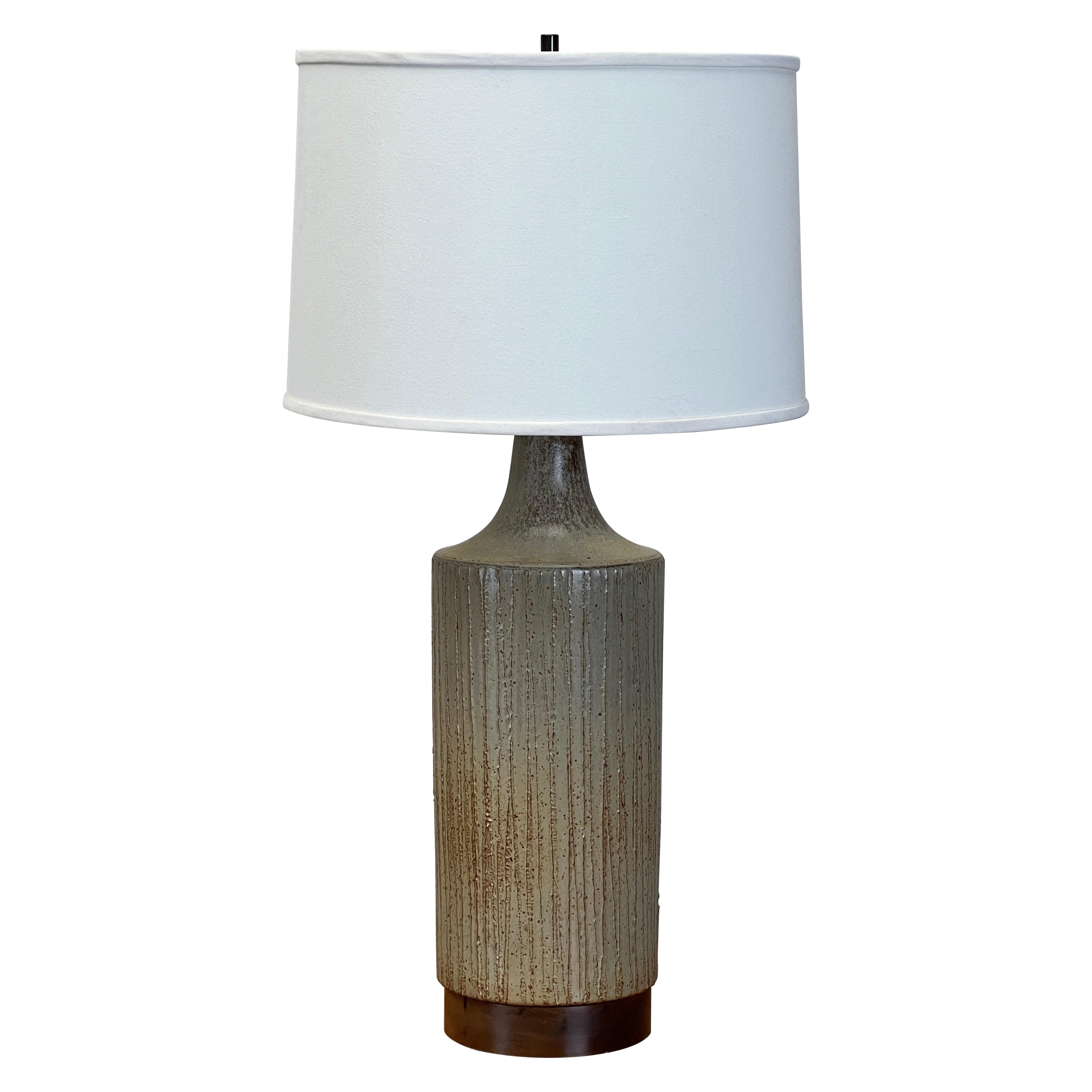 Ceramic Table Lamp by David Cressey