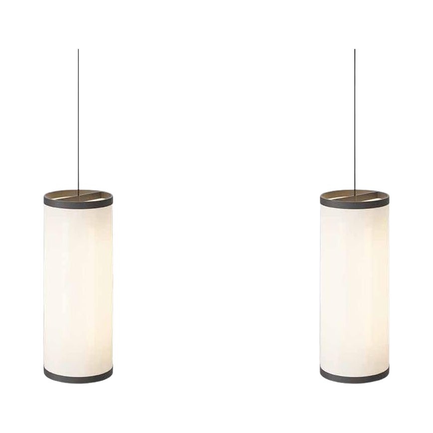 2er-Set David Thulstrup Isol-Hängelampe 30/76 Schwarz für Astep im Angebot