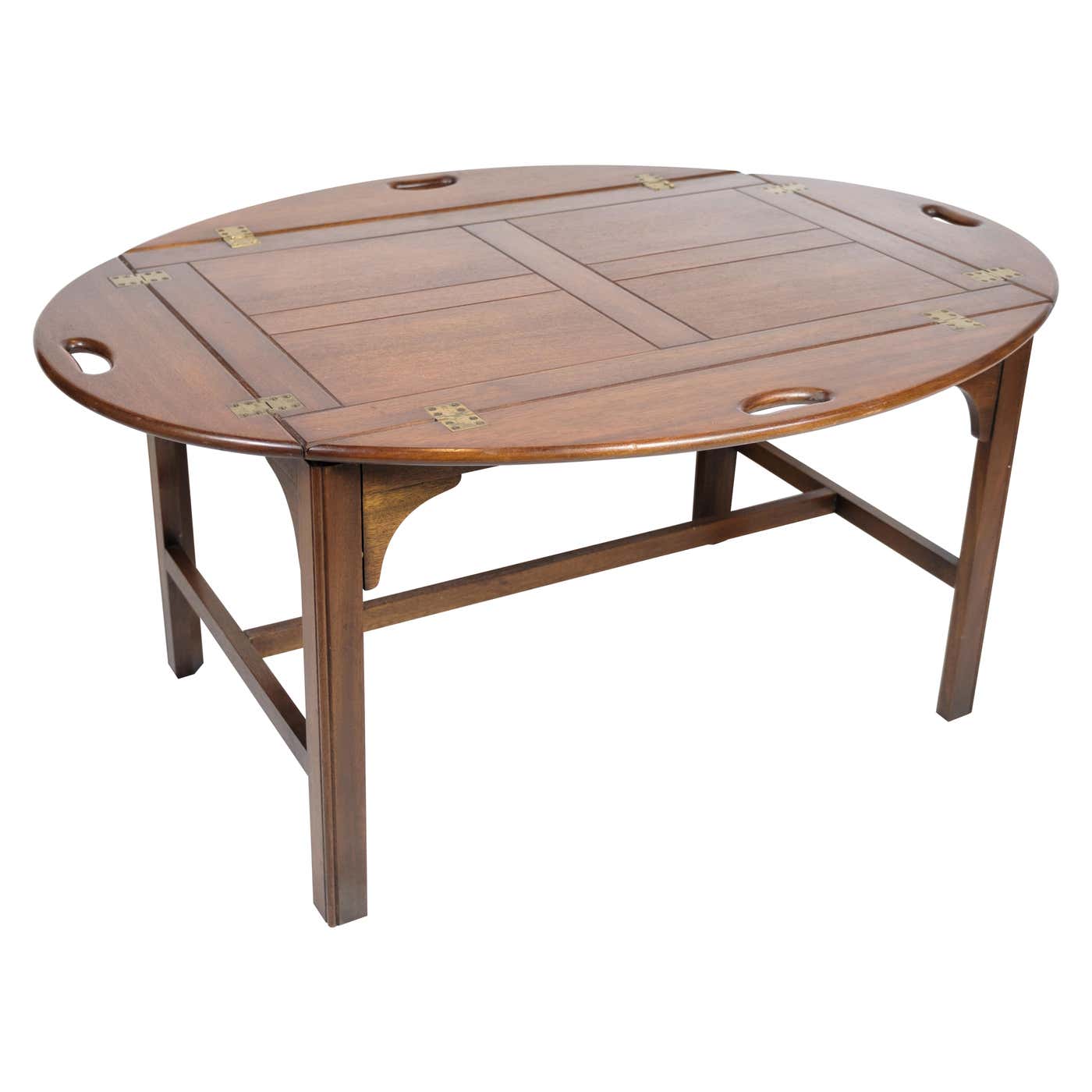 Butler Table Made In Mahogany, Danish Design From 1960s For Sale at 1stDibs