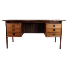 Freestanding Desk Designed By Erik Brouer Made In Rosewood From 1960's