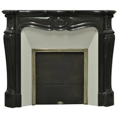 Original Parisian Antique Fireplace Mantel, Louis XV Style