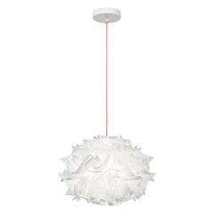 SLAMP Veli Mini Singola Luce a Sospensione Couture c/ Filo Trasp di Adriano Rachele