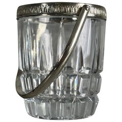 Portaghiaccio en cristal et acciaio, années 1960