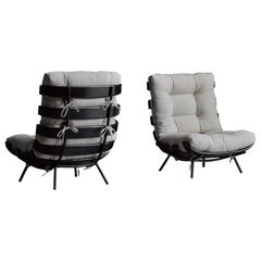 Seltene Loungesessel „Costela“ von Martin Eisler und Carlo Hauner, Brasilien, 1954