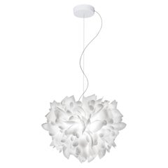 Slamp Veli Pendant Large Foliage Red Wire by Adriano Rachele