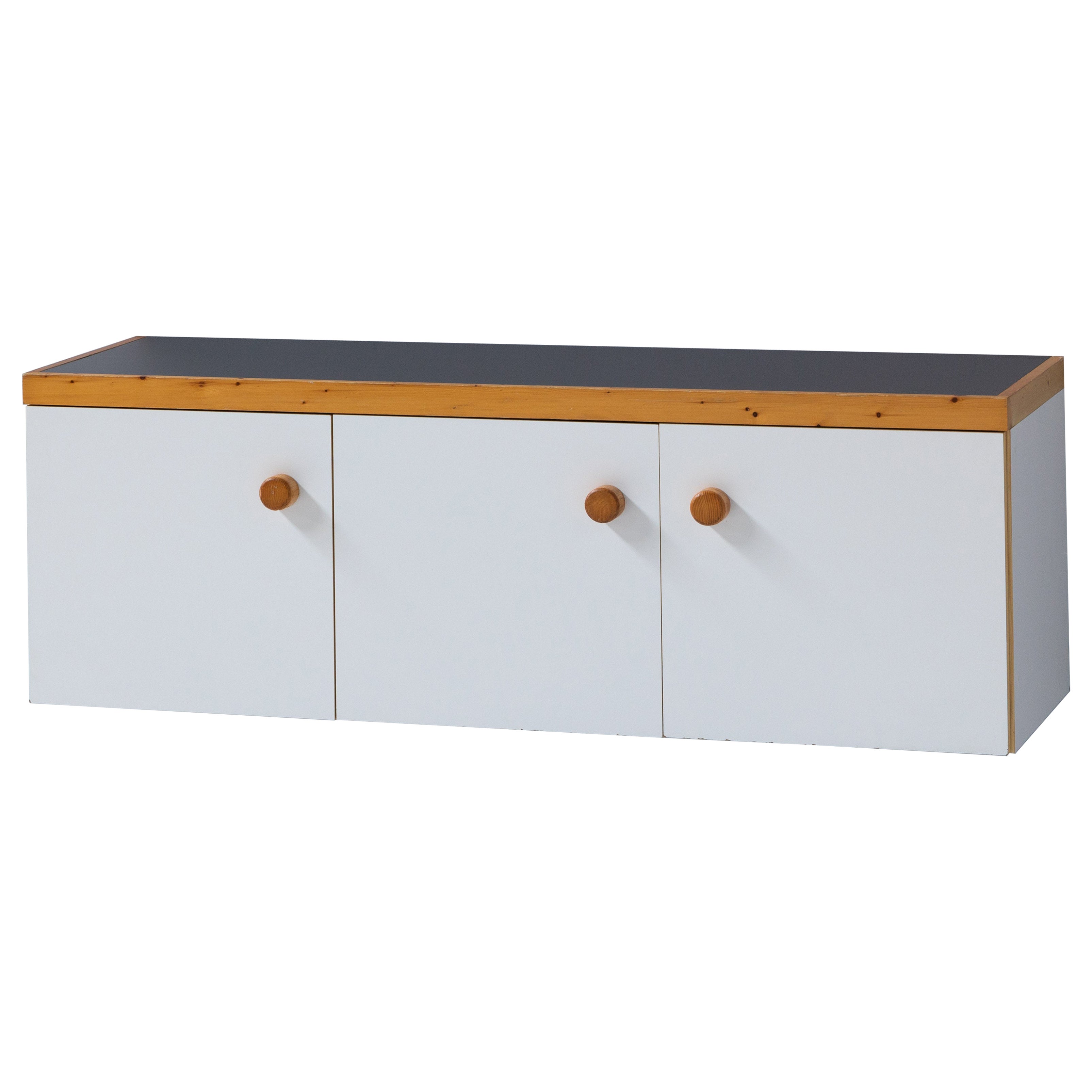 Wandschrank von Charlotte Perriand für „Les Arcs“, Frankreich, 1970er Jahre