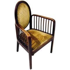 Kohn Art Nouveau Vienna Armchair Model 416 Attributed to Hoffmann or Siegel 1905 1